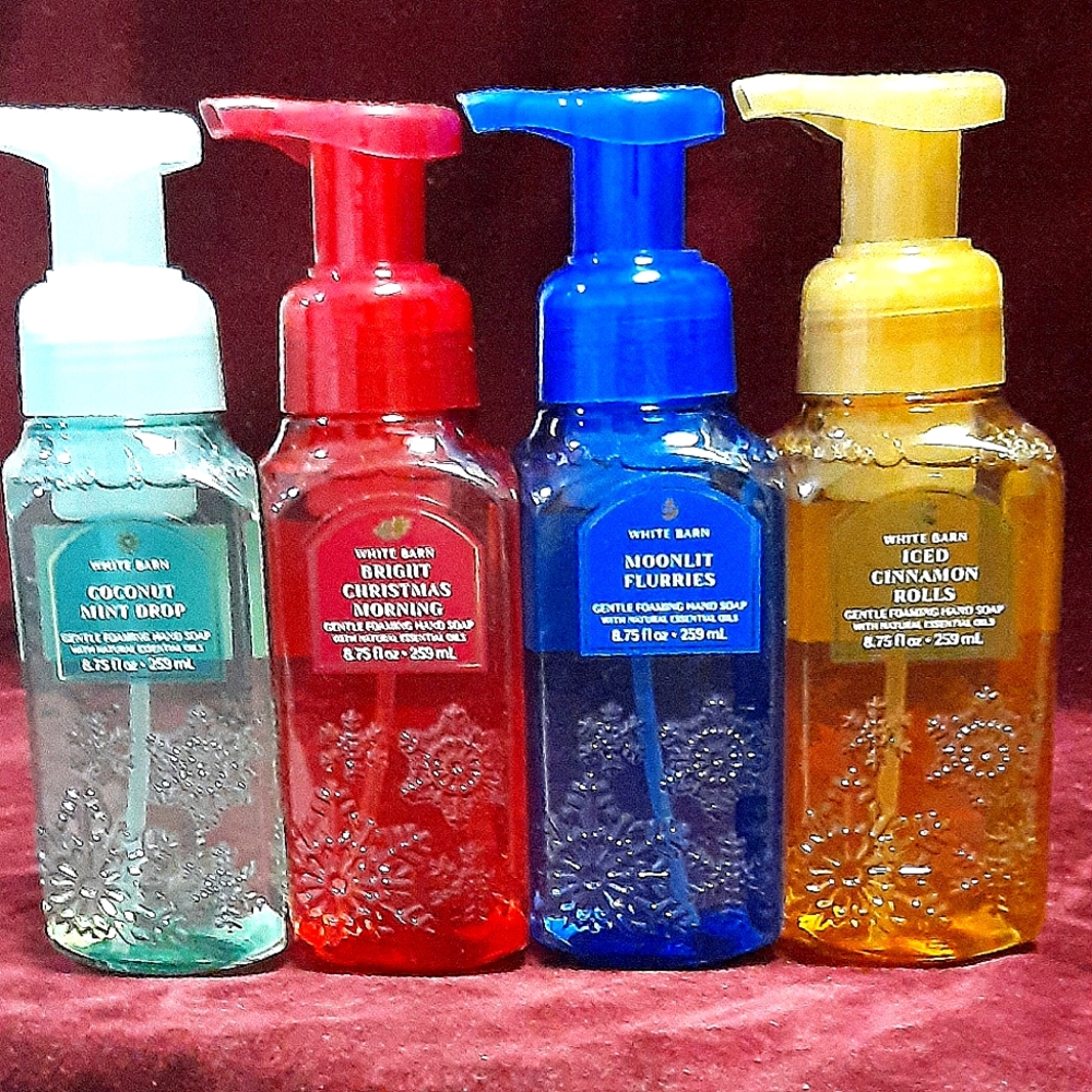 Bath and Body Works Winter Foam Soaps Bundle/4! ❄️